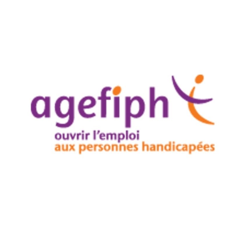 Logo de l'agefiph avec le slogan "ouvrir l'emploi aux personnes handicapés" article sur les aides financières prolongées